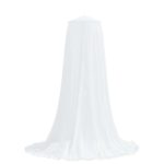 vidaXL Sieť proti komárom na posteľ 3 pcs 156 mesh Biela ⌀56 x 220 cm – Obrázok 2