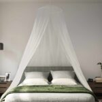 vidaXL Sieť proti komárom na posteľ 3 pcs 156 mesh Biela ⌀56 x 220 cm – Obrázok 4
