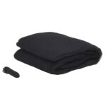 vidaXL Sieť proti komárom na posteľ 156 sieť Čierna 220 x 150 x 180 cm – Obrázok 4
