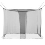 vidaXL Sieť proti komárom na posteľ 156 sieť Čierna 220 x 150 x 180 cm – Obrázok 5