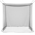 vidaXL Sieť proti komárom na posteľ 156 sieť Čierna 220 x 150 x 180 cm – Obrázok 6