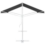 vidaXL Voľne stojaca markíza 4 × 3 m Polyester Antracitová – Obrázok 5