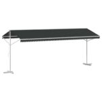 vidaXL Voľne stojaca markíza Antracitová 6 x 3 m Polyester – Obrázok 2