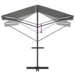 vidaXL Voľne stojaca markíza Sivá 6 x 3 m Polyester – Obrázok 9