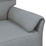 vidaXL Pohovka 100% polyester, kovový rám, MDF, Preglejka – Obrázok 6