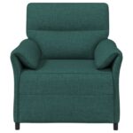 vidaXL Pohovka 100% polyester, kovový rám, MDF, Preglejka – Obrázok 3