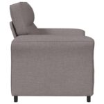 vidaXL Pohovka 100% polyester, kovový rám, MDF, Preglejka – Obrázok 4
