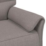 vidaXL Pohovka 100% polyester, kovový rám, MDF, Preglejka – Obrázok 6