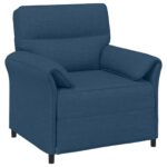 vidaXL Pohovka 100% polyester, kovový rám, MDF, Preglejka – Obrázok 2