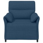 vidaXL Pohovka 100% polyester, kovový rám, MDF, Preglejka – Obrázok 3