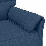 vidaXL Pohovka 100% polyester, kovový rám, MDF, Preglejka – Obrázok 6