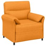vidaXL Pohovka 100% polyester, kovový rám, MDF, Preglejka – Obrázok 2