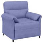 vidaXL Pohovka 100% polyester, kovový rám, MDF, Preglejka – Obrázok 2