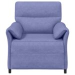 vidaXL Pohovka 100% polyester, kovový rám, MDF, Preglejka – Obrázok 3
