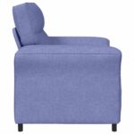 vidaXL Pohovka 100% polyester, kovový rám, MDF, Preglejka – Obrázok 4