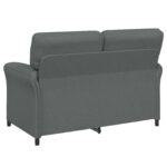 vidaXL Pohovka 100% polyester, kovový rám, MDF, Preglejka – Obrázok 5