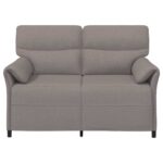 vidaXL Pohovka 100% polyester, kovový rám, MDF, Preglejka – Obrázok 3