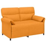 vidaXL Pohovka 100% polyester, kovový rám, MDF, Preglejka – Obrázok 2
