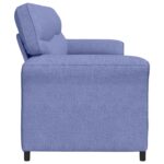 vidaXL Pohovka 100% polyester, kovový rám, MDF, Preglejka – Obrázok 4