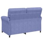 vidaXL Pohovka 100% polyester, kovový rám, MDF, Preglejka – Obrázok 5