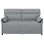 vidaXL Pohovka 100% polyester, kovový rám, MDF, Preglejka – Obrázok 3