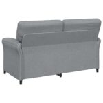 vidaXL Pohovka 100% polyester, kovový rám, MDF, Preglejka – Obrázok 5