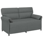 vidaXL Pohovka 100% polyester, kovový rám, MDF, Preglejka – Obrázok 2