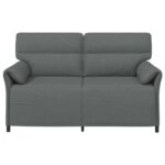 vidaXL Pohovka 100% polyester, kovový rám, MDF, Preglejka – Obrázok 3
