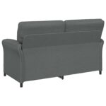 vidaXL Pohovka 100% polyester, kovový rám, MDF, Preglejka – Obrázok 5