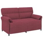 vidaXL Pohovka 100% polyester, kovový rám, MDF, Preglejka – Obrázok 2
