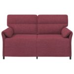 vidaXL Pohovka 100% polyester, kovový rám, MDF, Preglejka – Obrázok 3