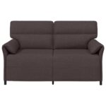 vidaXL Pohovka 100% polyester, kovový rám, MDF, Preglejka – Obrázok 3