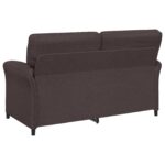 vidaXL Pohovka 100% polyester, kovový rám, MDF, Preglejka – Obrázok 5