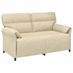 vidaXL Pohovka 100% polyester, kovový rám, MDF, Preglejka – Obrázok 2