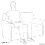 vidaXL Pohovka 100% polyester, kovový rám, MDF, Preglejka – Obrázok 9
