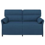 vidaXL Pohovka 100% polyester, kovový rám, MDF, Preglejka – Obrázok 3