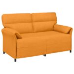 vidaXL Pohovka 100% polyester, kovový rám, MDF, Preglejka – Obrázok 2