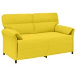 vidaXL Pohovka 100% polyester, kovový rám, MDF, Preglejka – Obrázok 2