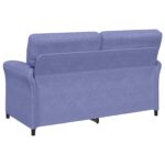 vidaXL Pohovka 100% polyester, kovový rám, MDF, Preglejka – Obrázok 5