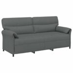 vidaXL Pohovka 100% polyester, kovový rám, MDF, Preglejka – Obrázok 2