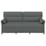vidaXL Pohovka 100% polyester, kovový rám, MDF, Preglejka – Obrázok 3