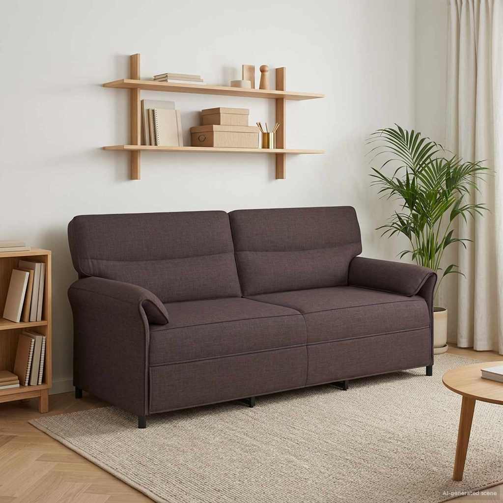 42033915_1.jpg vidaXL Pohovka 100% polyester, kovový rám, MDF, Preglejka – Obrázok 1