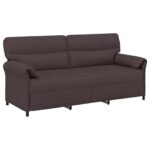 vidaXL Pohovka 100% polyester, kovový rám, MDF, Preglejka – Obrázok 2