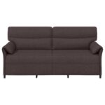 vidaXL Pohovka 100% polyester, kovový rám, MDF, Preglejka – Obrázok 3