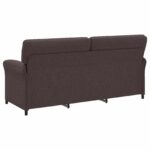 vidaXL Pohovka 100% polyester, kovový rám, MDF, Preglejka – Obrázok 5