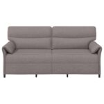 vidaXL Pohovka 100% polyester, kovový rám, MDF, Preglejka – Obrázok 3