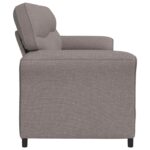 vidaXL Pohovka 100% polyester, kovový rám, MDF, Preglejka – Obrázok 4