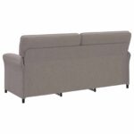 vidaXL Pohovka 100% polyester, kovový rám, MDF, Preglejka – Obrázok 5