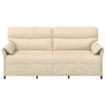 vidaXL Pohovka 100% polyester, kovový rám, MDF, Preglejka – Obrázok 3