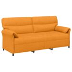 vidaXL Pohovka 100% polyester, kovový rám, MDF, Preglejka – Obrázok 2